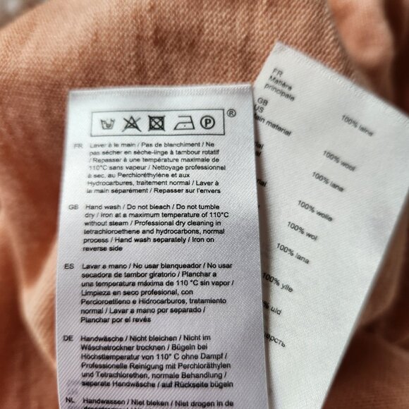 Maje Meryla Peach Tie-Waist Wool Sweater - Sz M - WORN ONCE - Picture 13 of 16